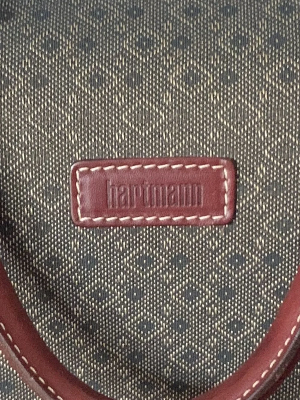 Vintage Hartmann Men's Travel Brief in Brown/Gray